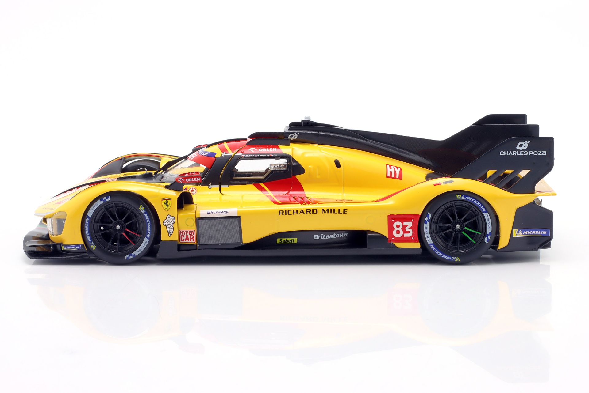 	Ferrari 499P #83 Sieger 24h LeMans 2025 Kubica, Ye, Hanson  