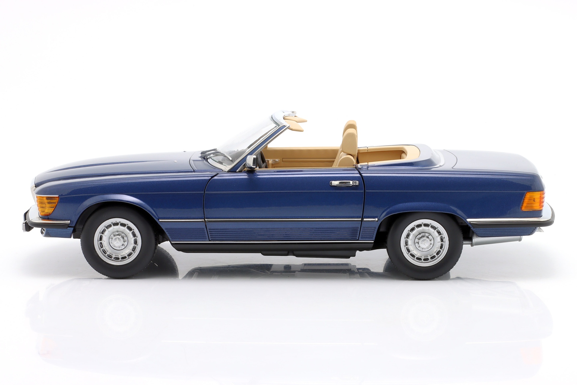 Mercedes-Benz 450SL (R107) EU-Version 1985 blau metallic  
