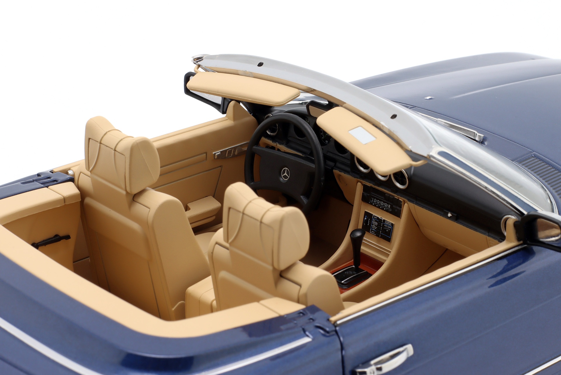 Mercedes-Benz 450SL (R107) EU-Version 1985 blau metallic  