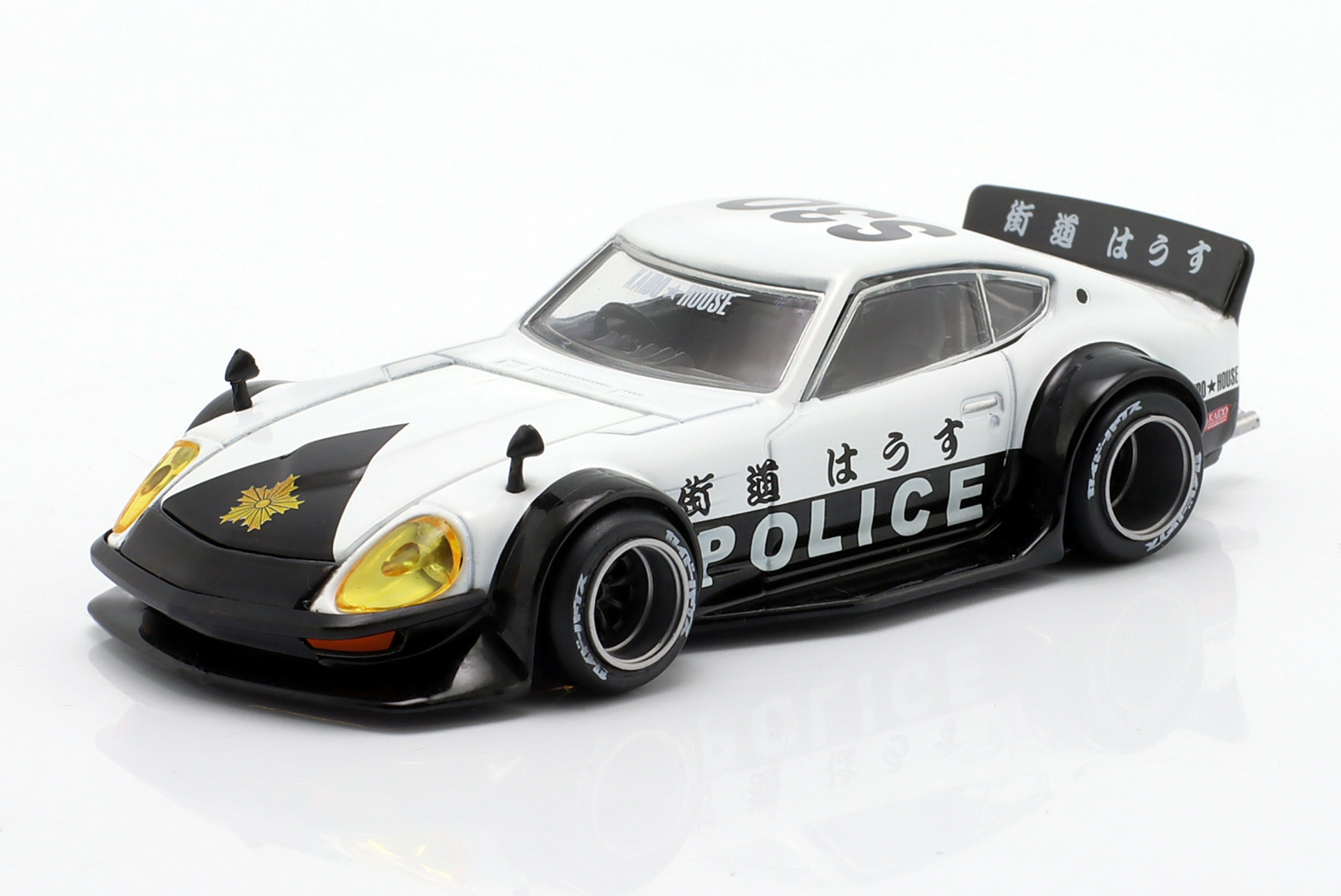 Nissan Fairlady Z Kaido GT Police 1978 wei&szlig; / schwarz  