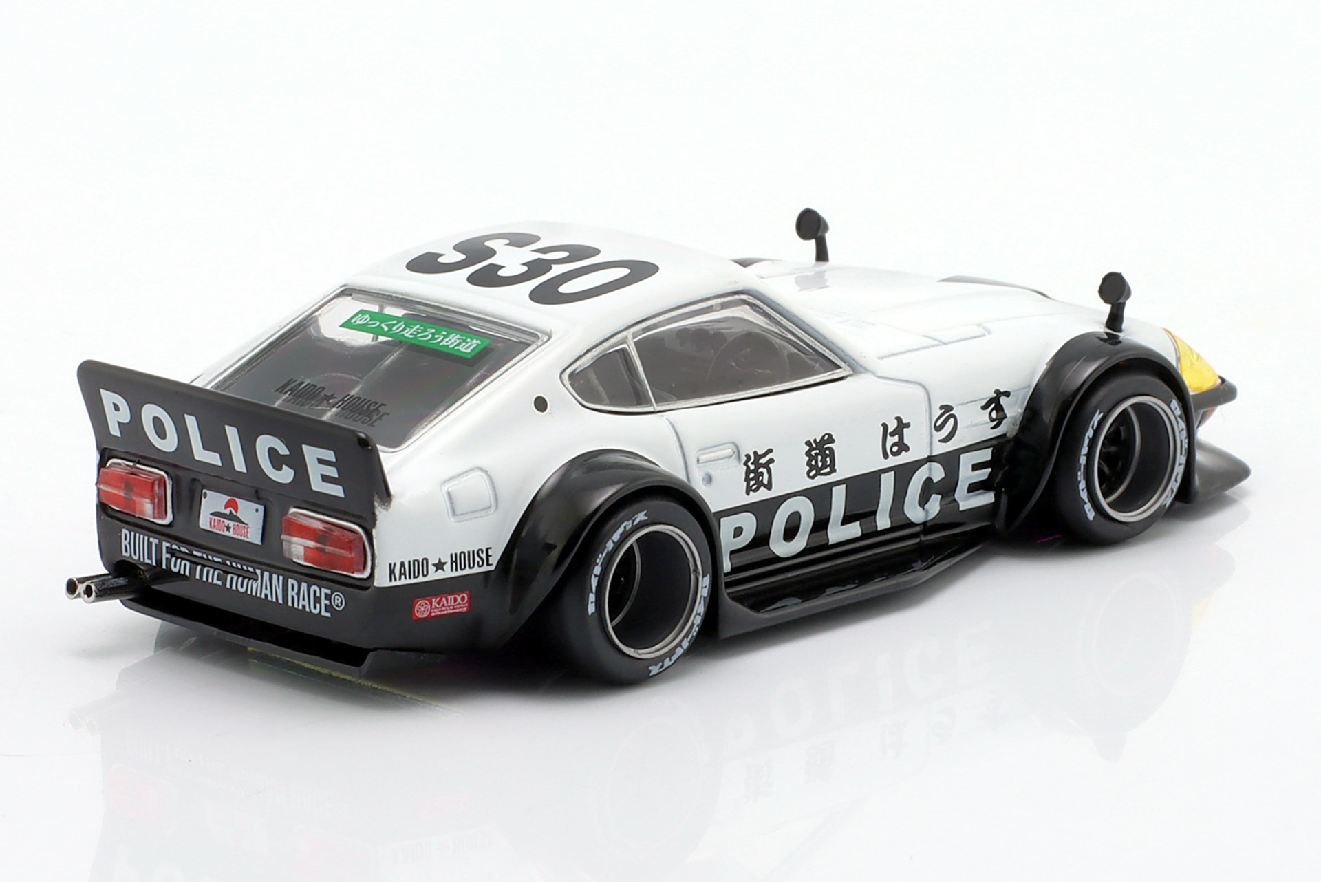 Nissan Fairlady Z Kaido GT Police 1978 wei&szlig; / schwarz  
