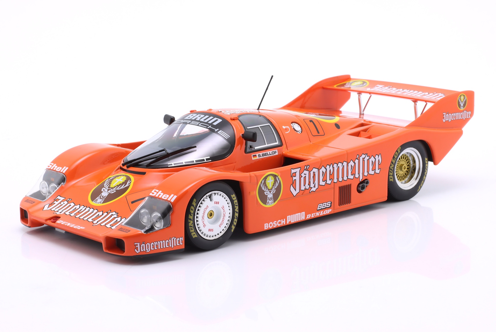 Porsche 956K Brun #1 3rd 200 Meilen Norisring DRM 1984 Stefan Bellof  