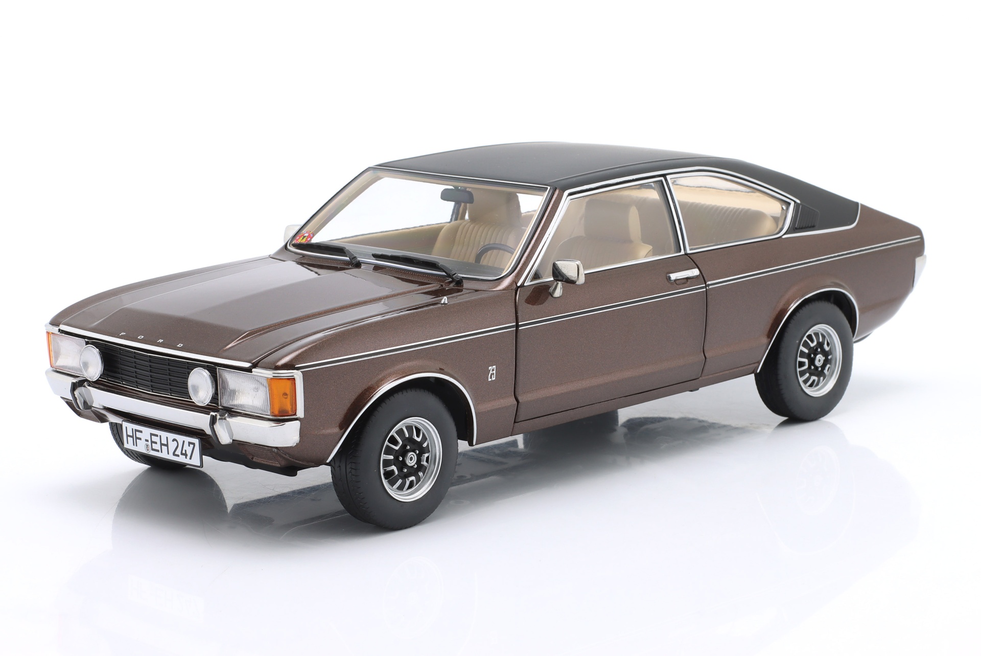 Ford Granada Coupe 2. Serie 1975 braun metallic / mattschwarz  