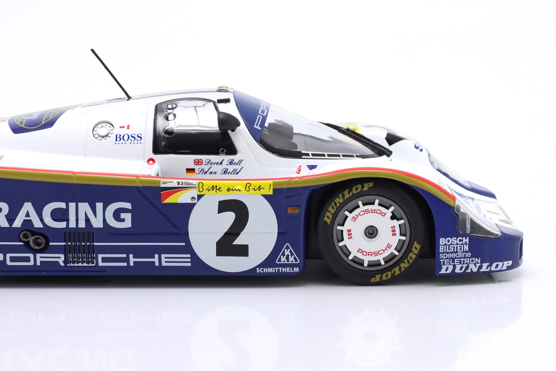 Porsche 956K #2 Rekordrunde Nordschleife 6:11.13 min 1000km N&uuml;rburgring 1983 Bellof, Bell  