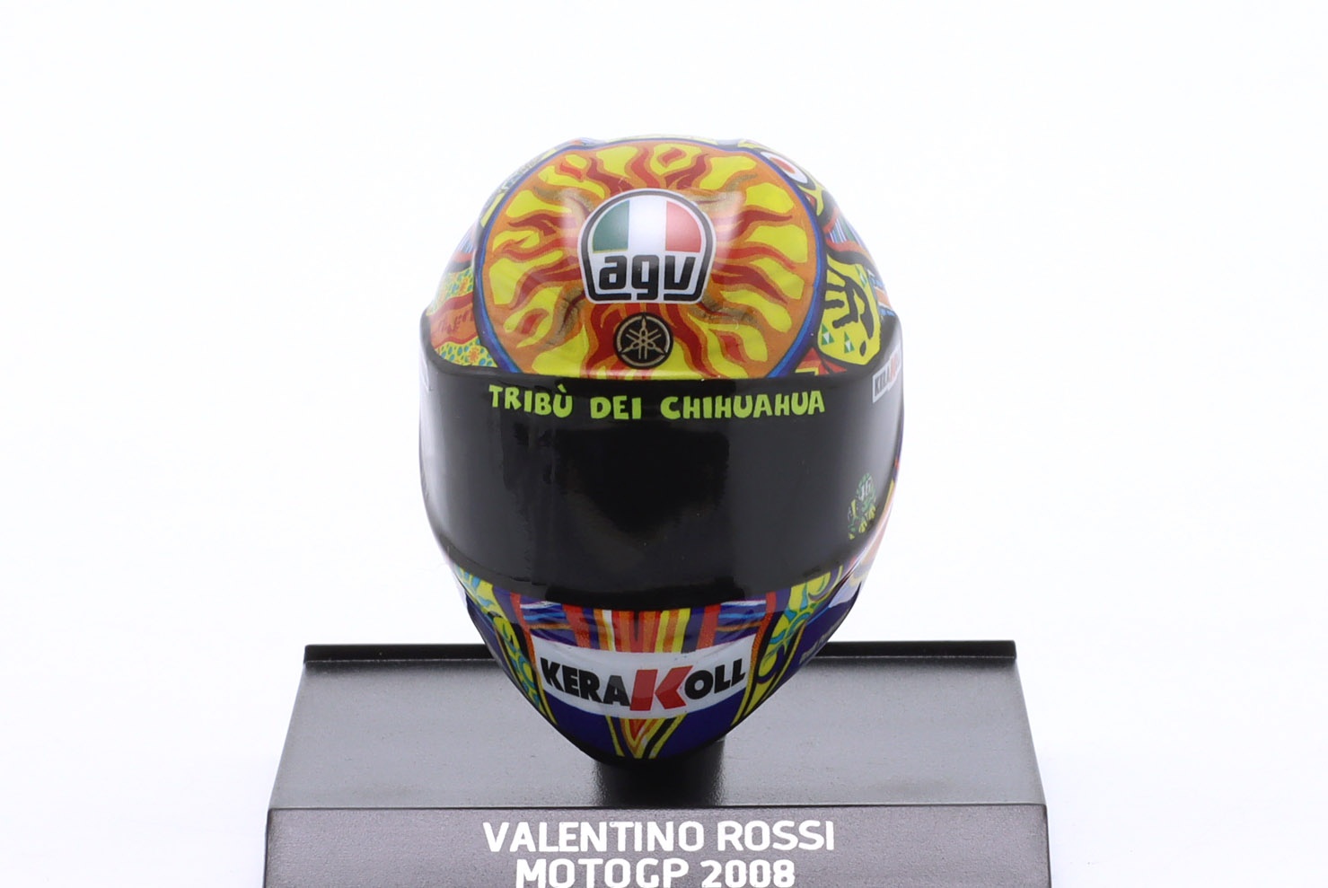 Valentino Rossi #46 Fiat Yamaha Team Moto GP Weltmeister 2008 Helm  