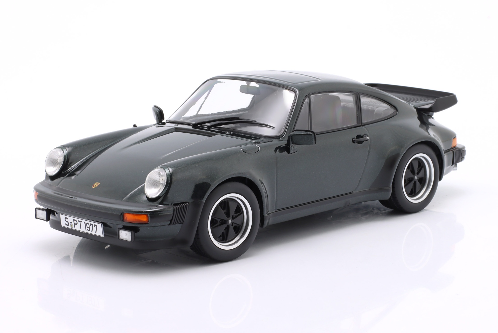 Porsche 911 (930) Turbo 3.3 Coupe Baujahr 1977 dunkelgr&uuml;n metallic  