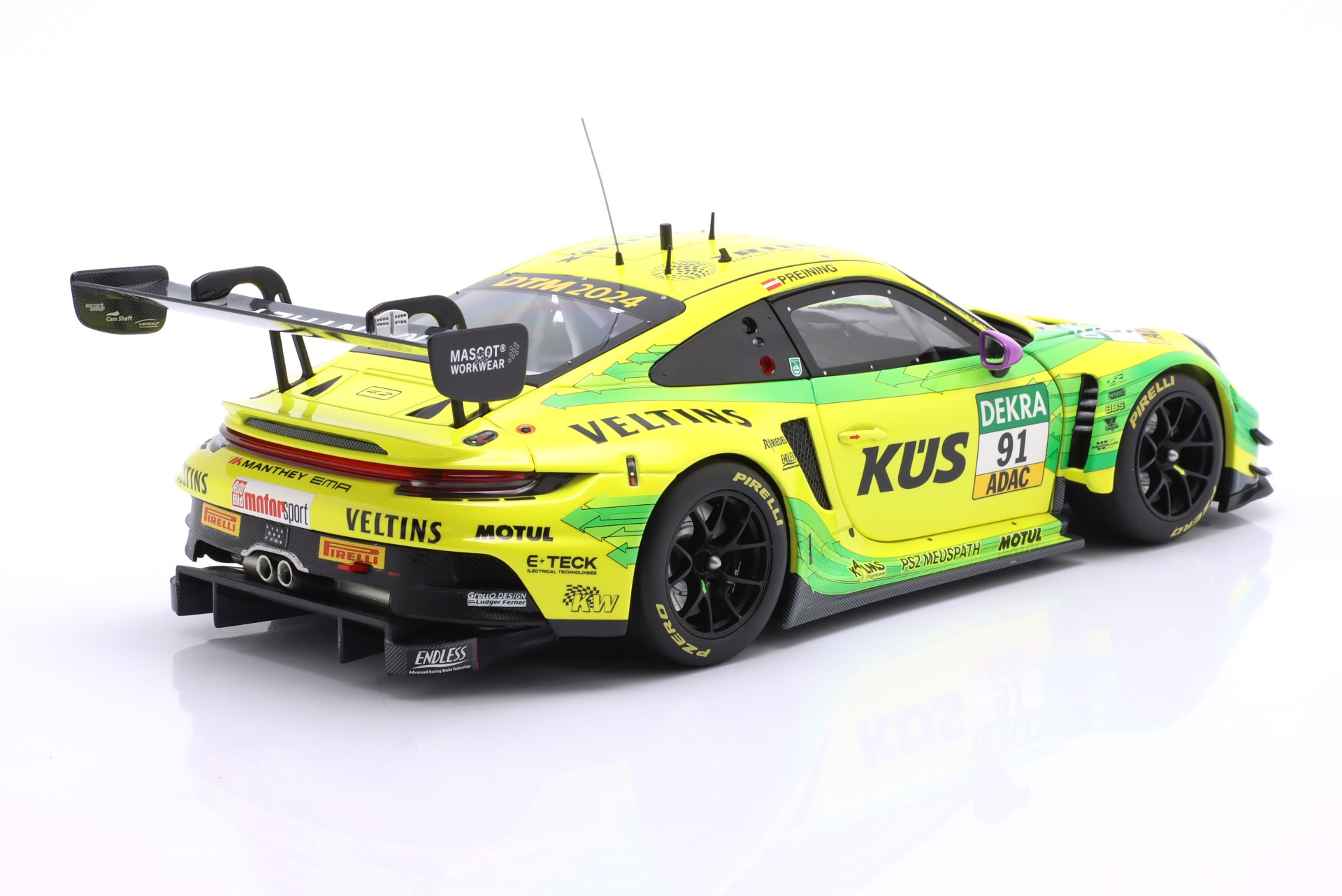Porsche 911 GT3 R #91 DTM 2024 Thomas Preining Manthey Grello  
