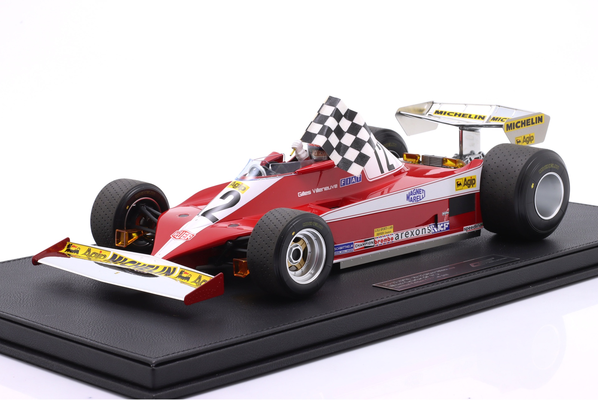 Gilles Villeneuve Ferrari 312T3 #12 Sieger Kanada GP Formel 1 1978  