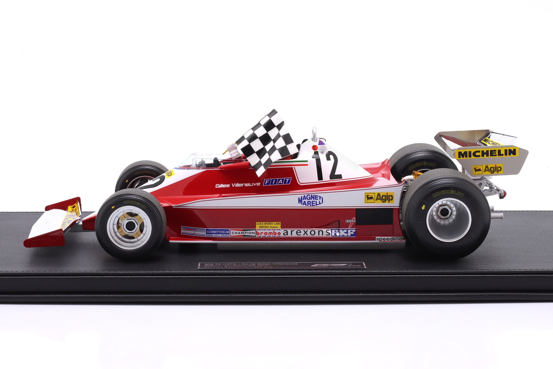 Gilles Villeneuve Ferrari 312T3 #12 Sieger Kanada GP Formel 1 1978  