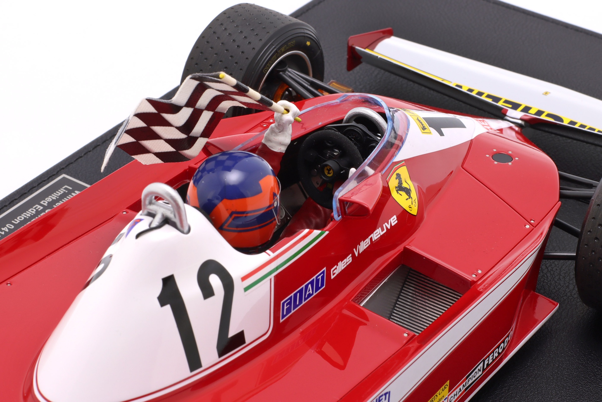 Gilles Villeneuve Ferrari 312T3 #12 Sieger Kanada GP Formel 1 1978  