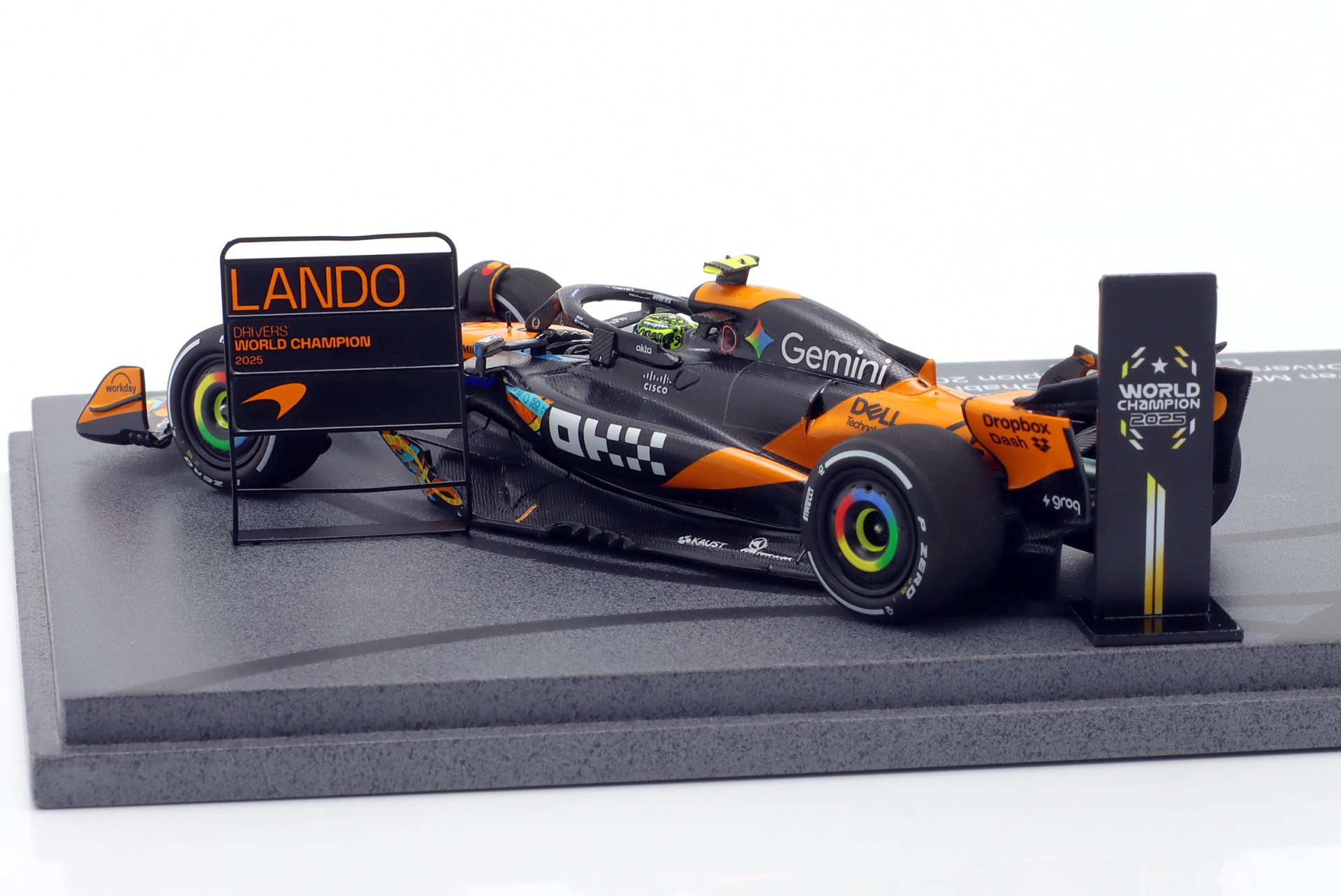 Lando Norris McLaren MCL39 #4 3rd Abu Dhabi GP Formel 1 Weltmeister 2025  