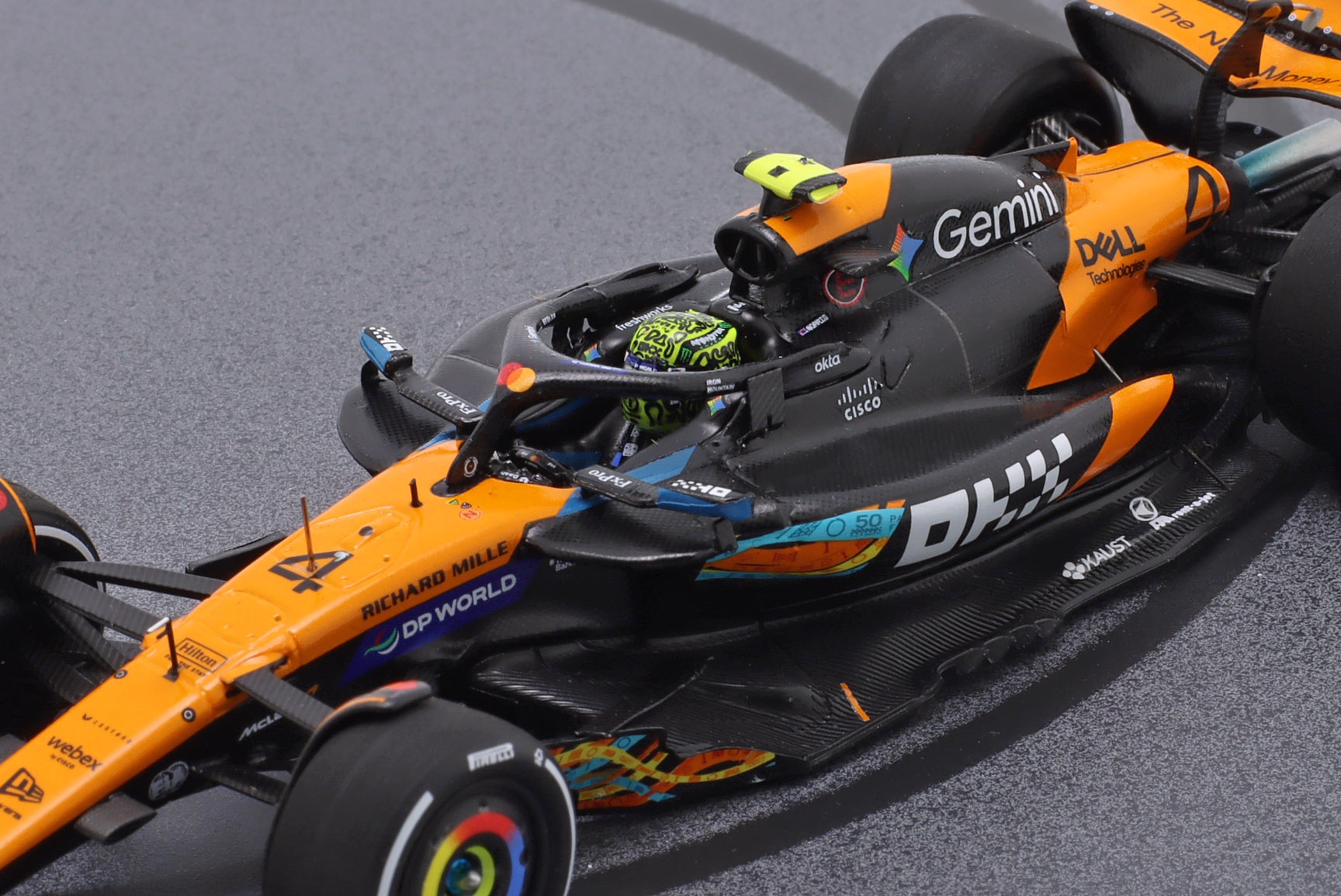 Lando Norris McLaren MCL39 #4 3rd Abu Dhabi GP Formel 1 Weltmeister 2025  
