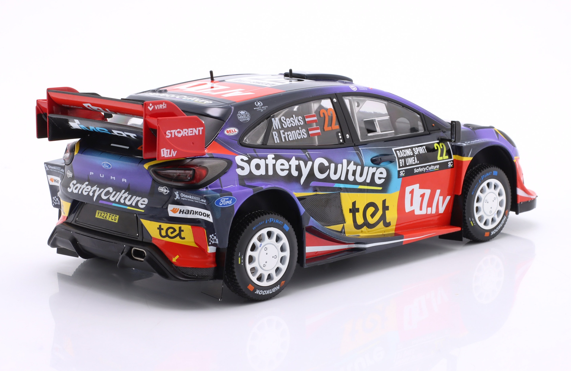 Ford Puma Rally1 #22 6th Rallye Schweden 2025 Sesks, Francis  
