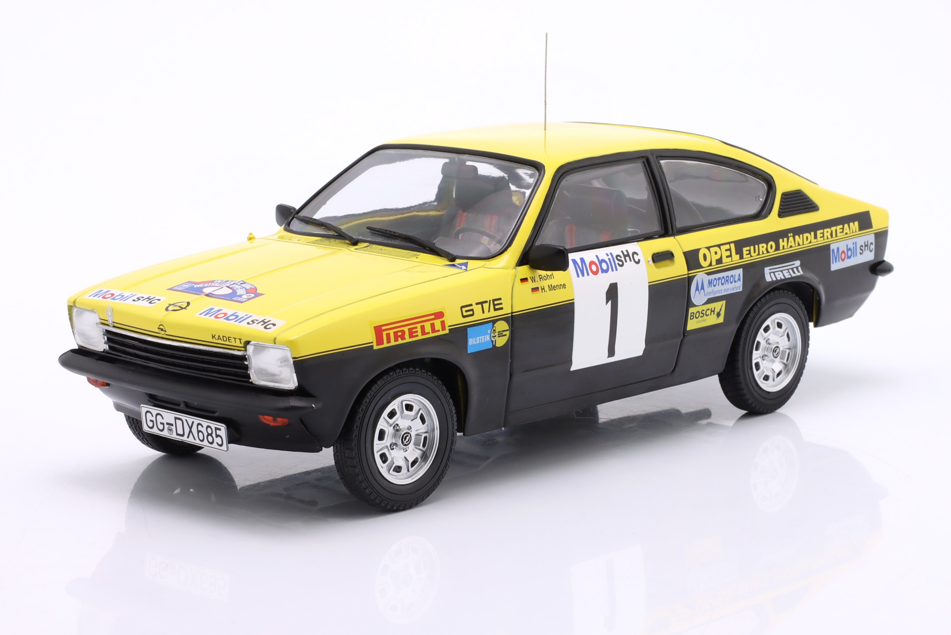 Opel Kadett C GT/E #1 3rd Westfalen Lippe Rallye 1977 R&ouml;hrl, Menne  ModelCar Group
