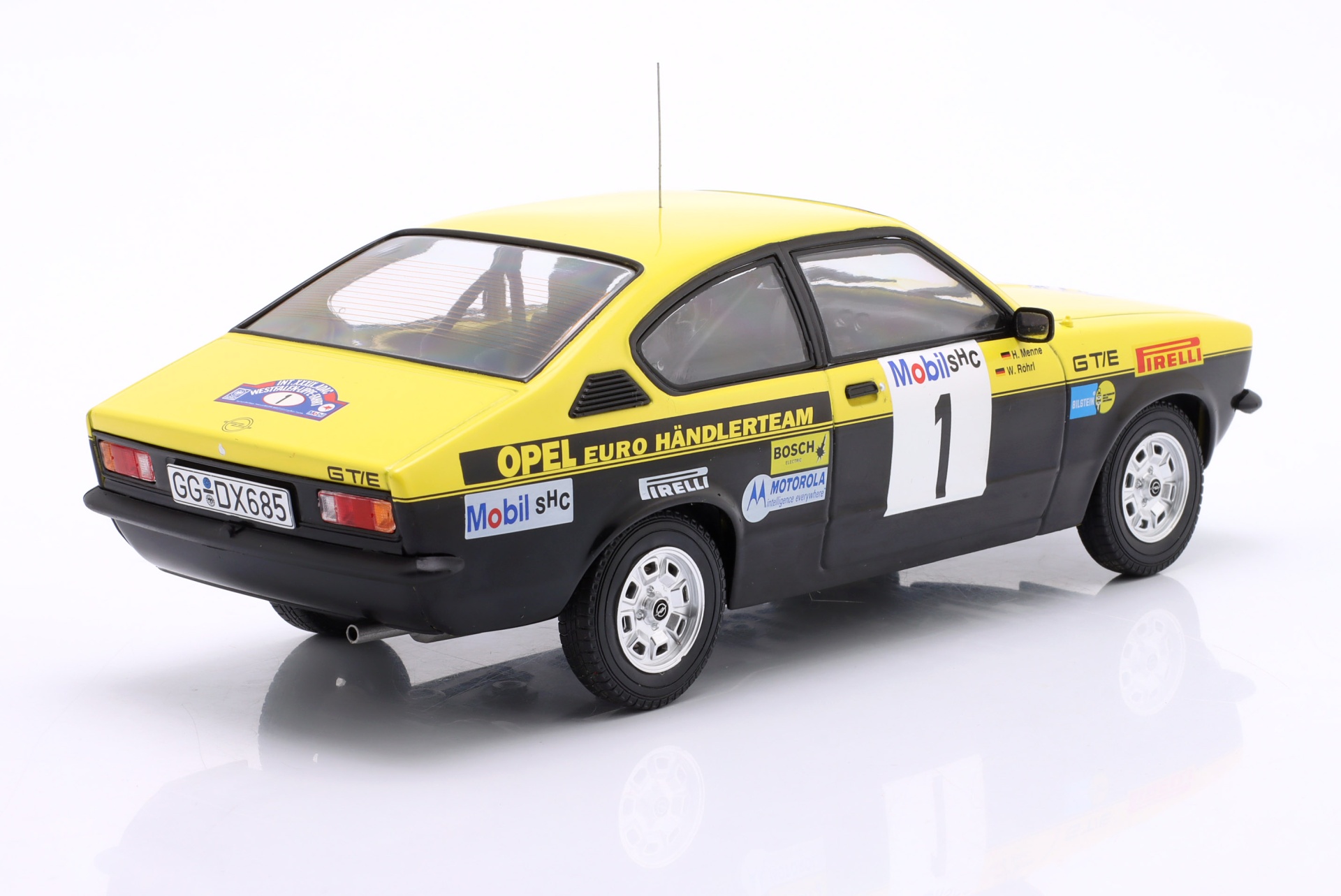Opel Kadett C GT/E #1 3rd Westfalen Lippe Rallye 1977 R&ouml;hrl, Menne  ModelCar Group