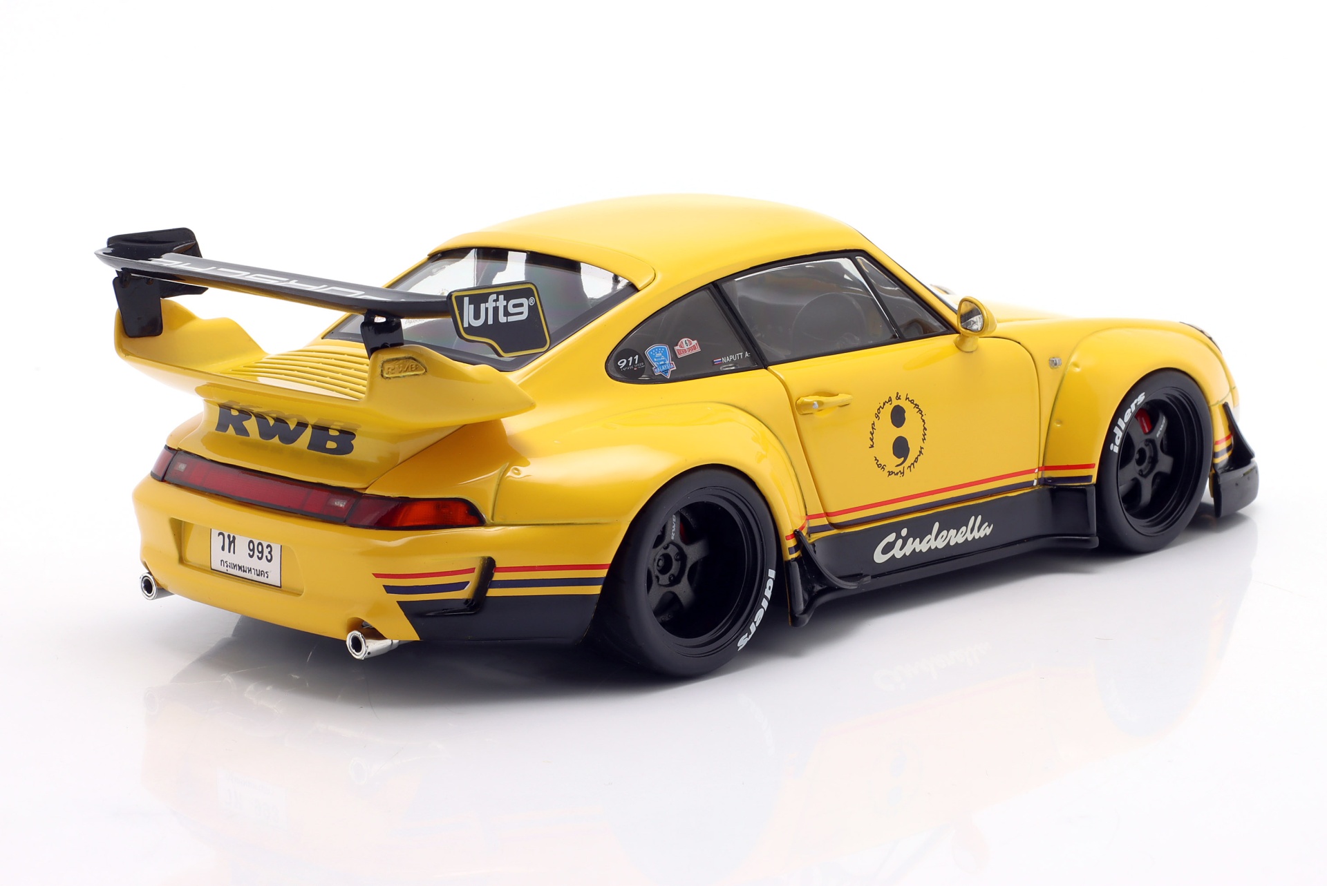 Porsche 911 (993) RWB Rauh-Welt Cinderella 2020 gelb  