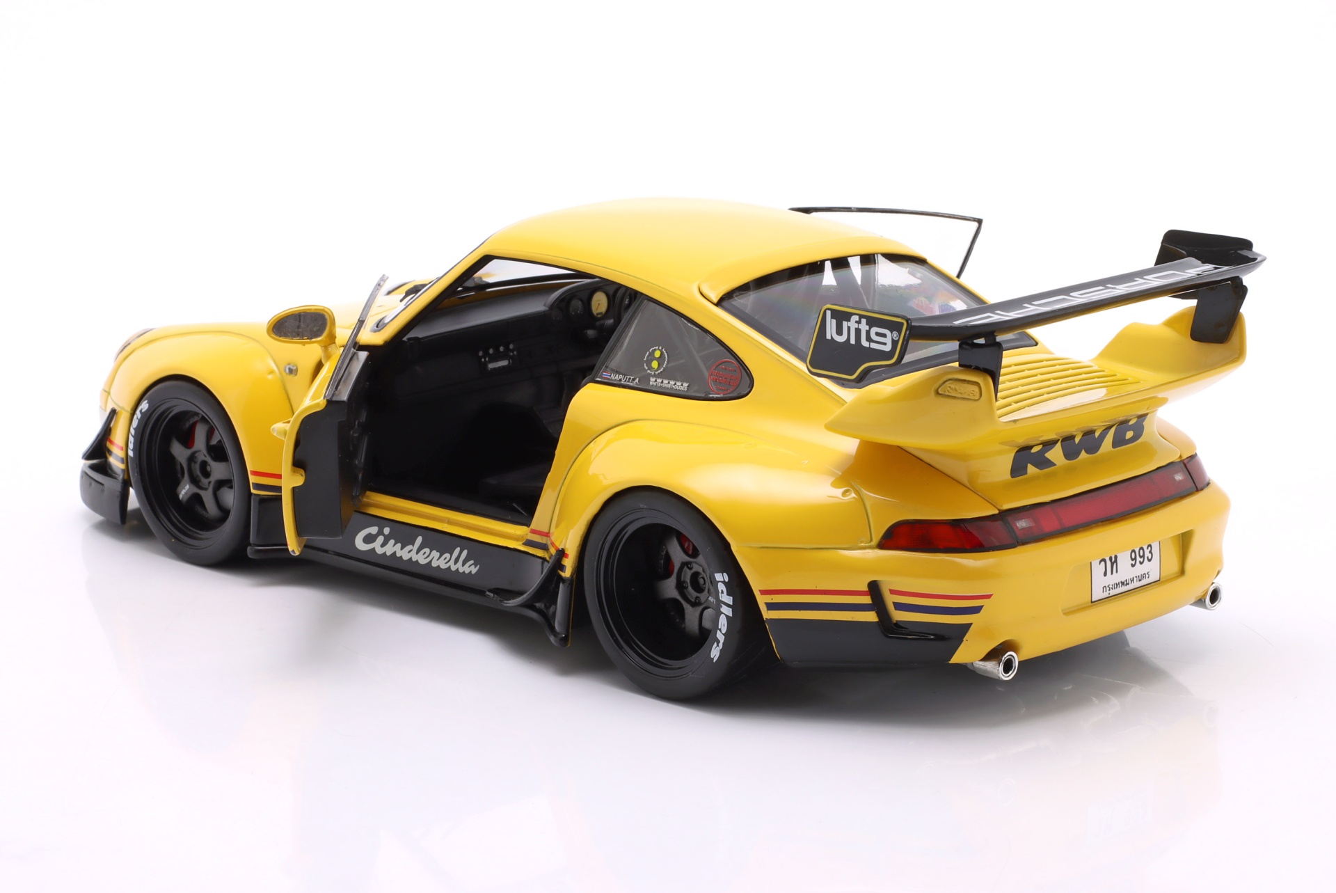 Porsche 911 (993) RWB Rauh-Welt Cinderella 2020 gelb  