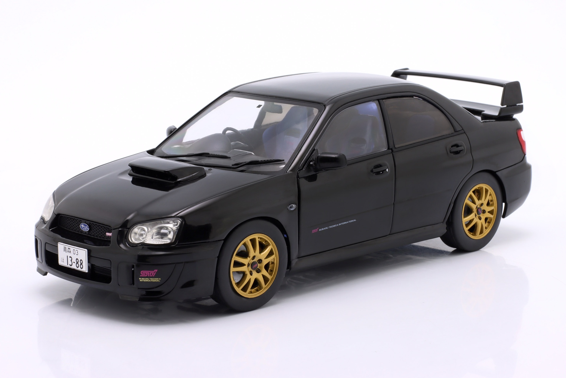 Subaru Impreza WRX STI Baujahr 2004 perlschwarz  
