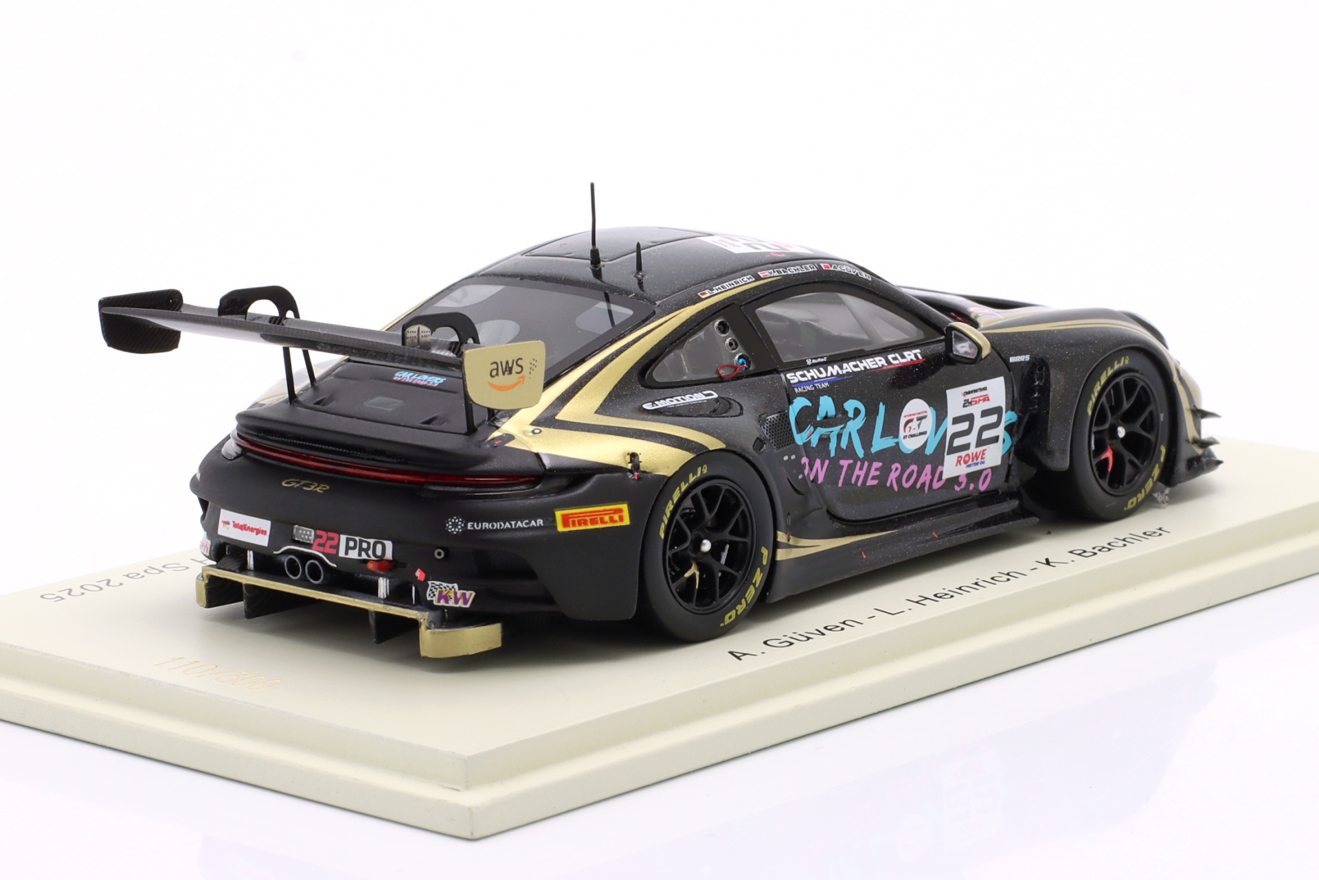 Porsche 911 GT3 R #22 24h Spa 2025 Schumacher CLRT  