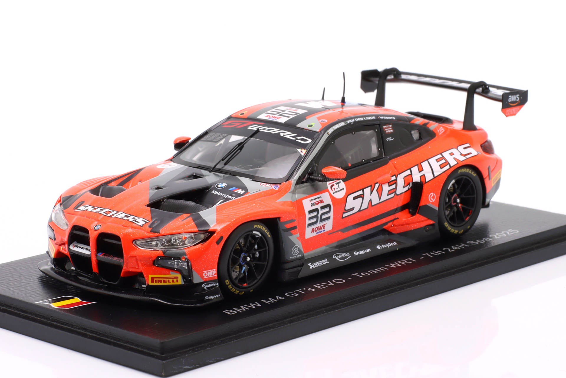 BMW M4 GT3 Evo #32 7th 24h Spa 2025 Team WRT  