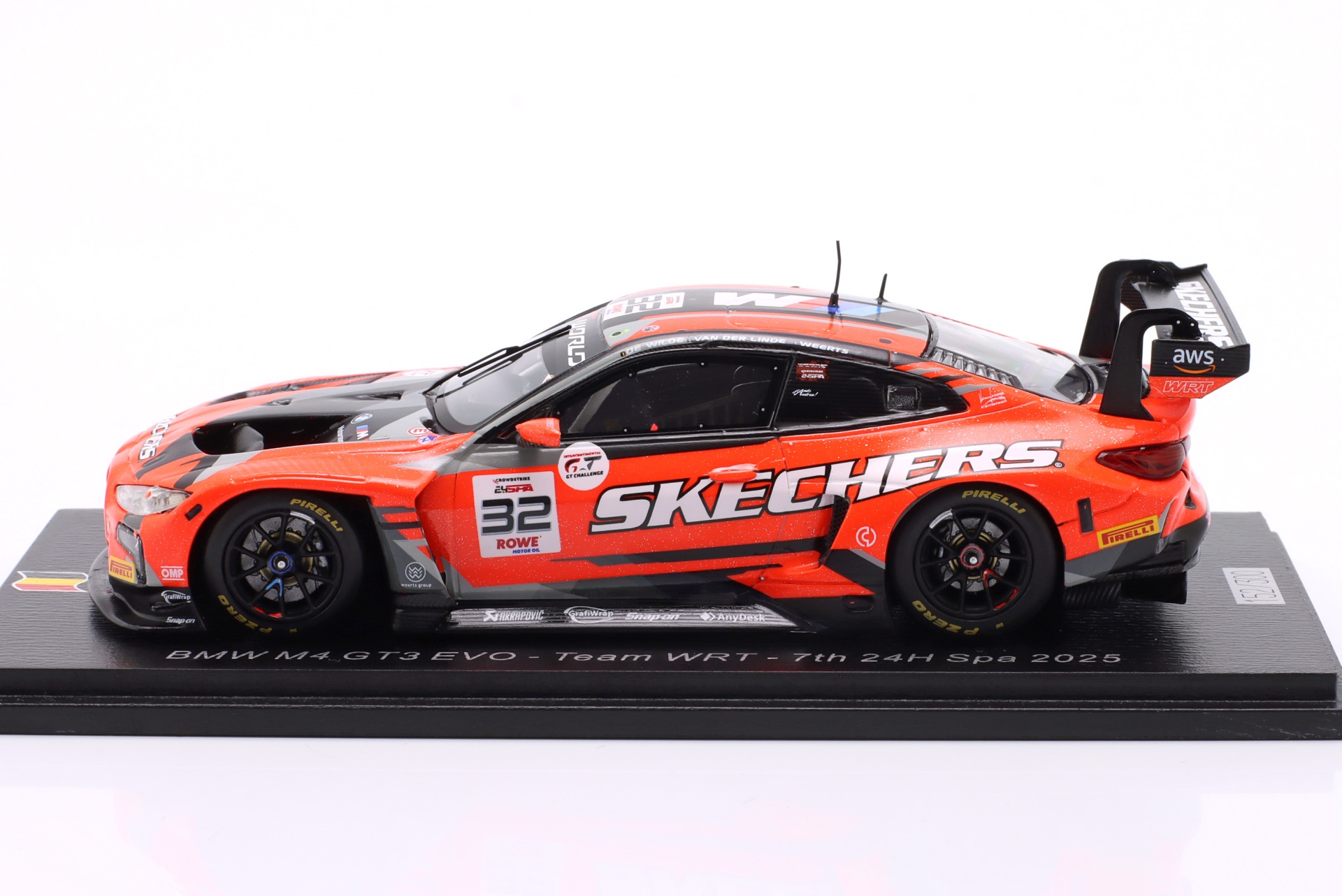 BMW M4 GT3 Evo #32 7th 24h Spa 2025 Team WRT  
