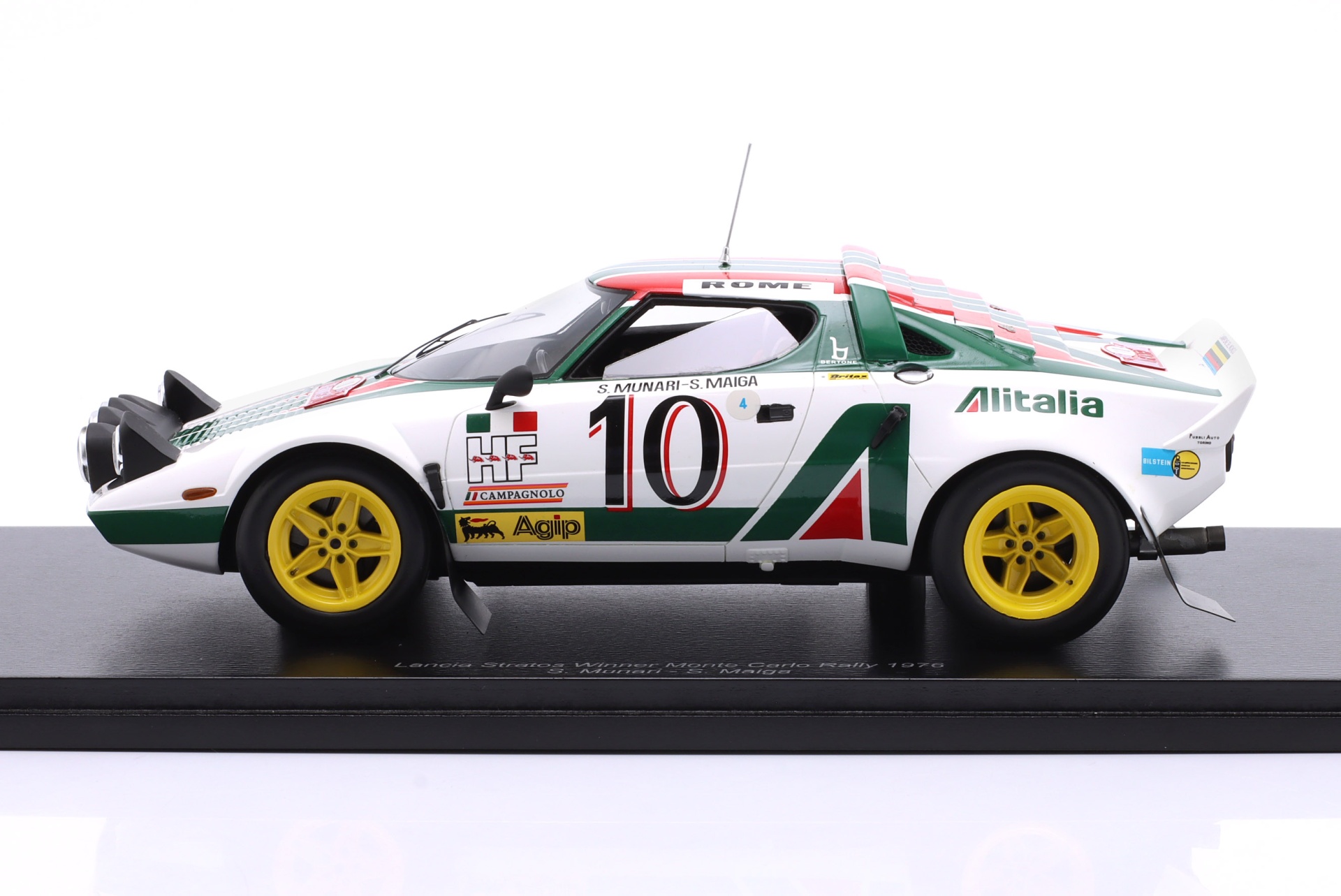 Lancia Stratos HF #10 Sieger Rallye Monte Carlo 1976 Munari, Maiga  