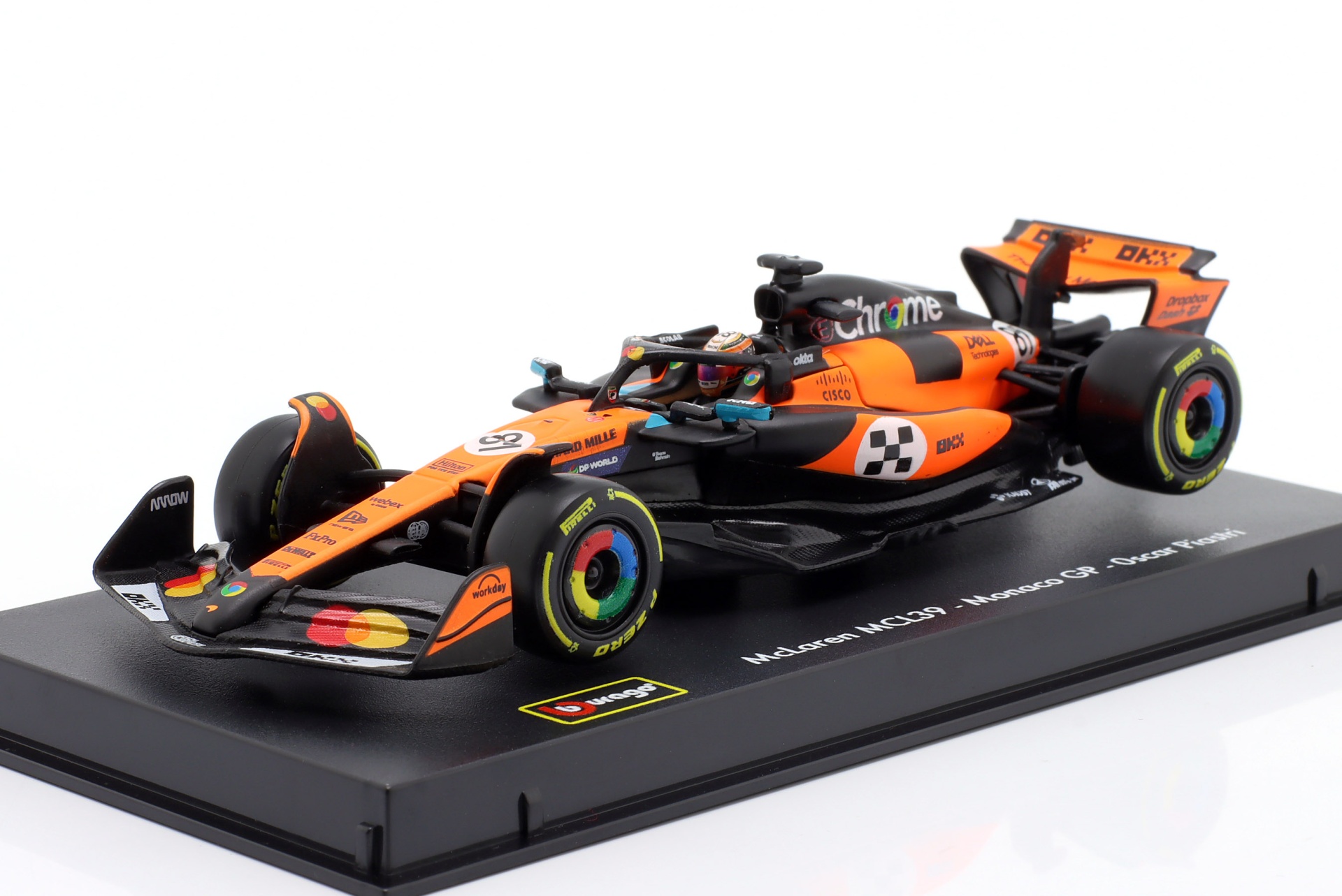 Oscar Piastri McLaren MCL39 #81 3rd Monaco GP Formel 1 2025  BBurago