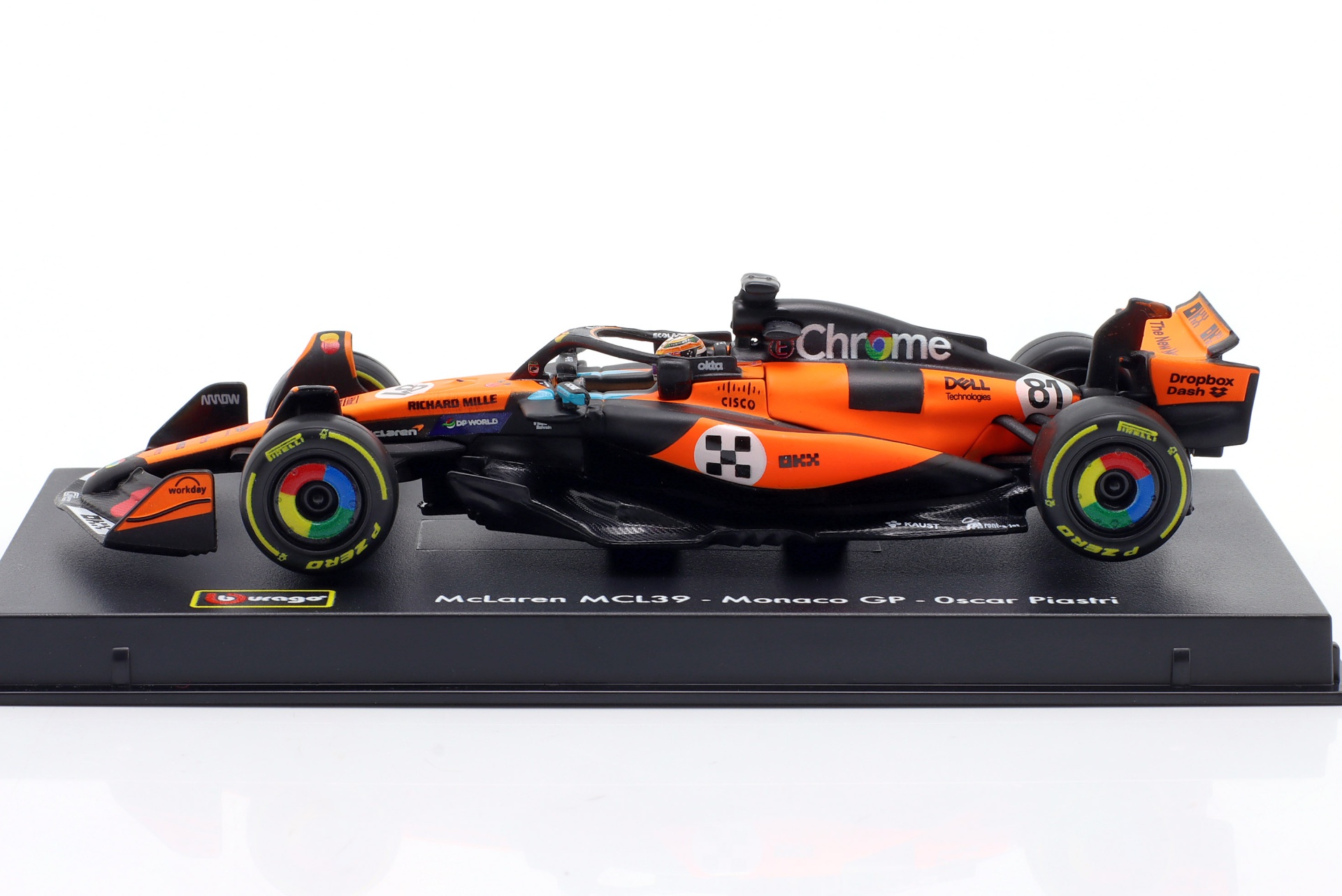 Oscar Piastri McLaren MCL39 #81 3rd Monaco GP Formel 1 2025  BBurago