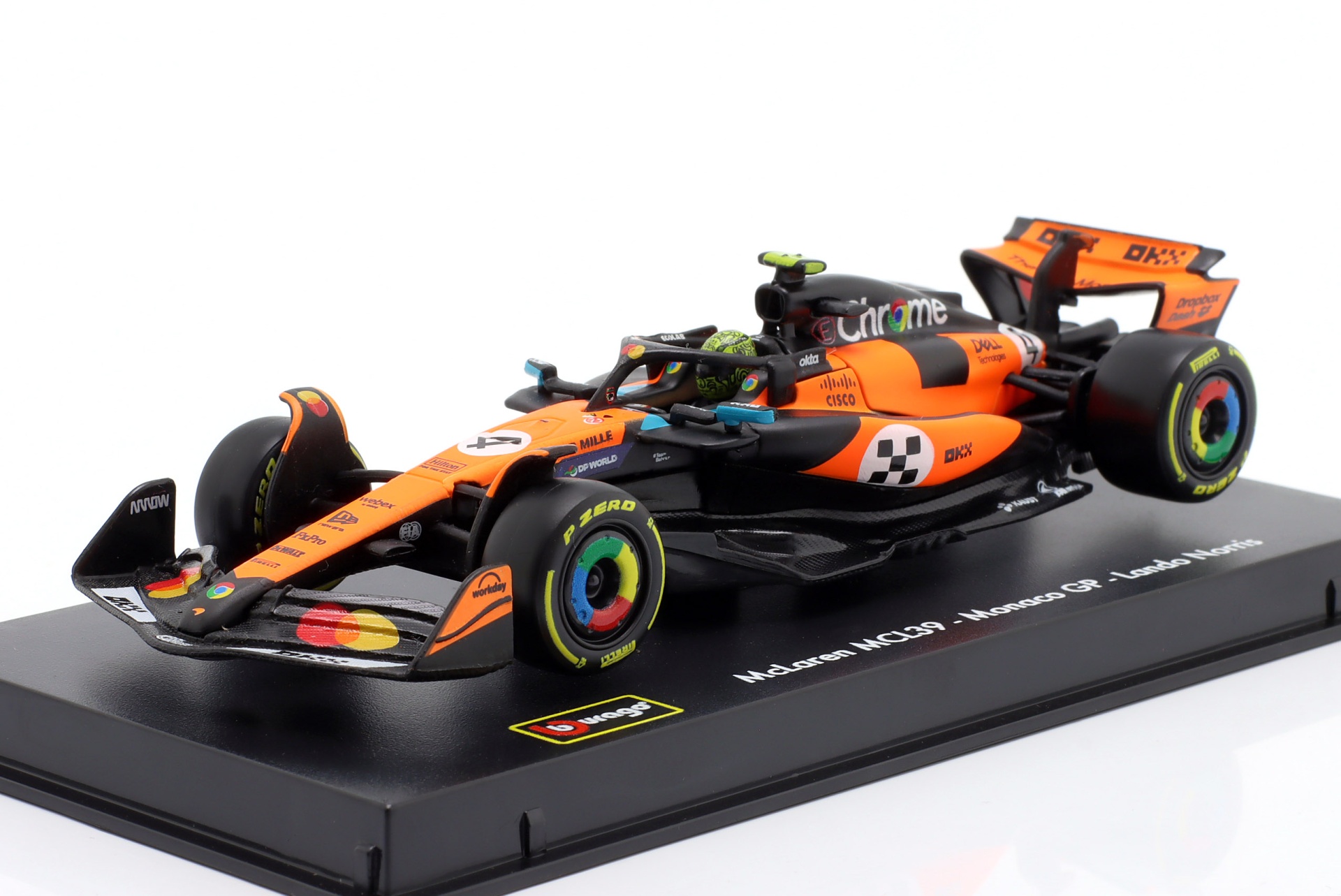 Lando Norris MCL39 #4 Sieger Monaco GP Formel 1 Weltmeister 2025  BBurago