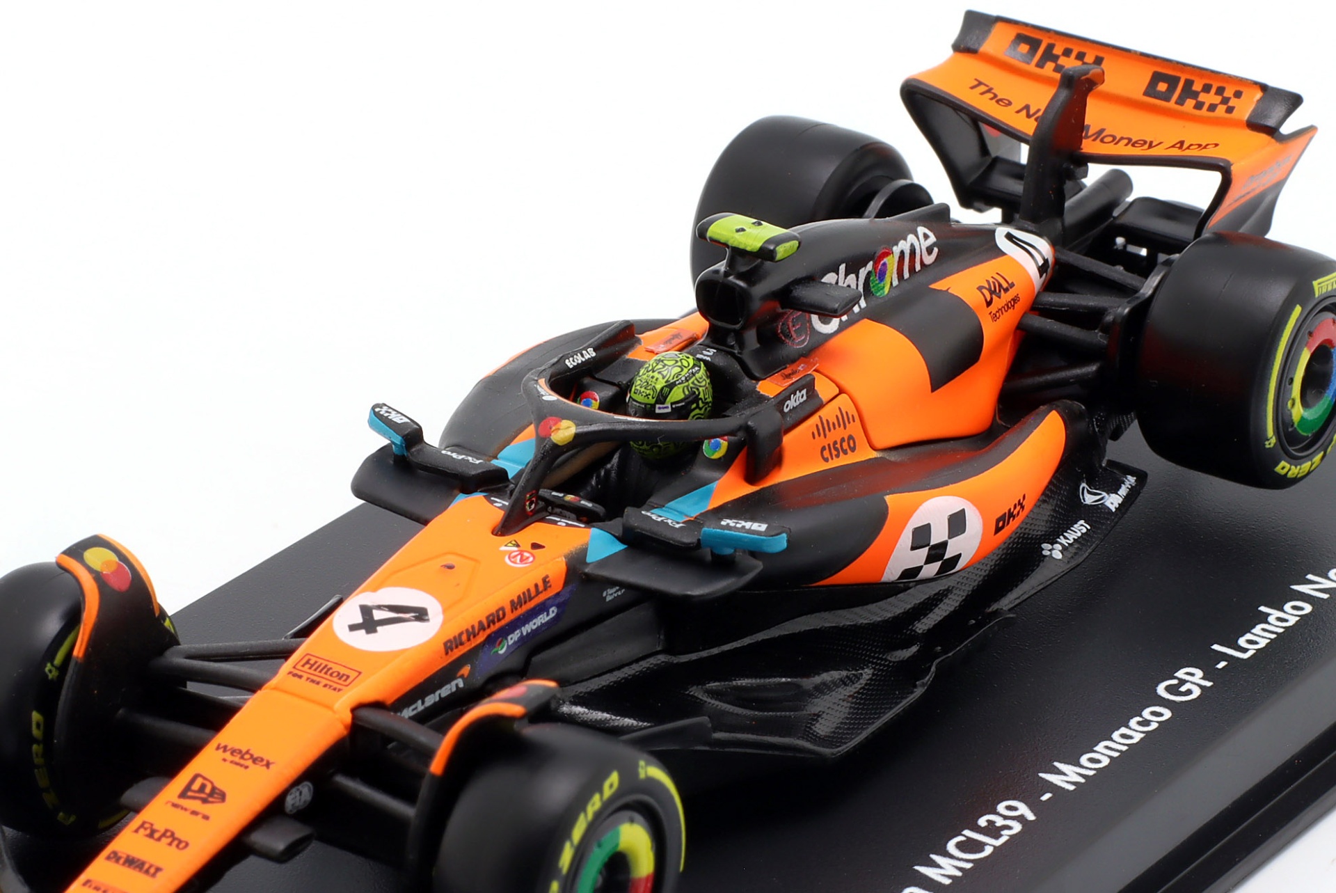 Lando Norris MCL39 #4 Sieger Monaco GP Formel 1 Weltmeister 2025  BBurago