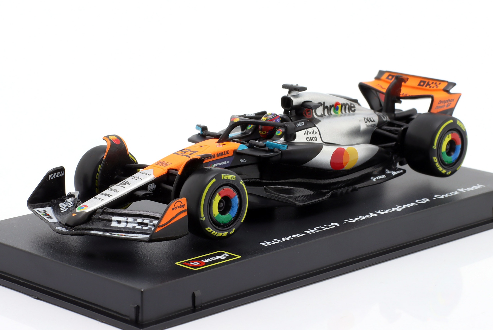 Oscar Piastri MCL 39 #81 2nd British GP Formel 1 2025  BBurago
