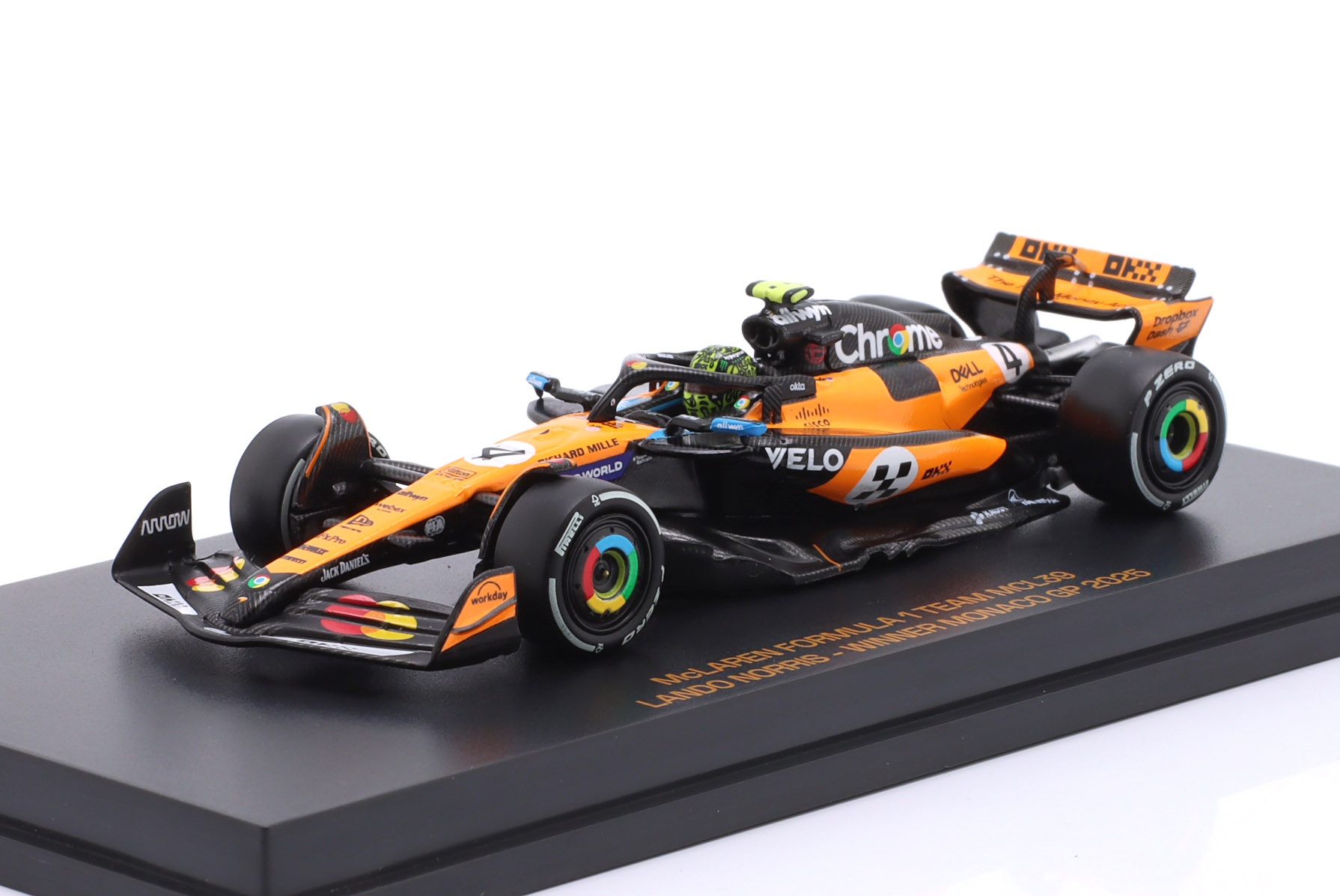 Lando Norris MCL39 #4 Sieger Monaco GP Formel 1 Weltmeister 2025  