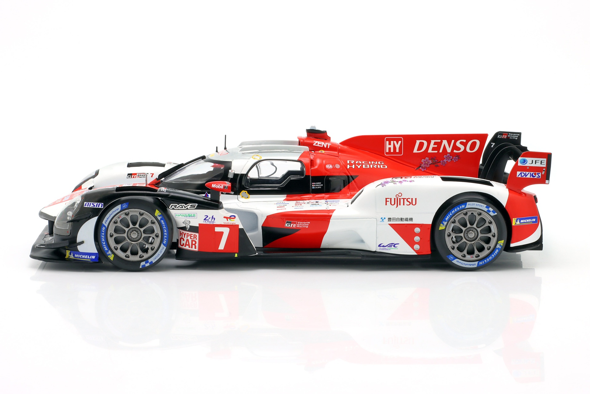 Toyota GR010 Hybrid #7 24h LeMans 2023 Conway, Kobayashi, Lopez  