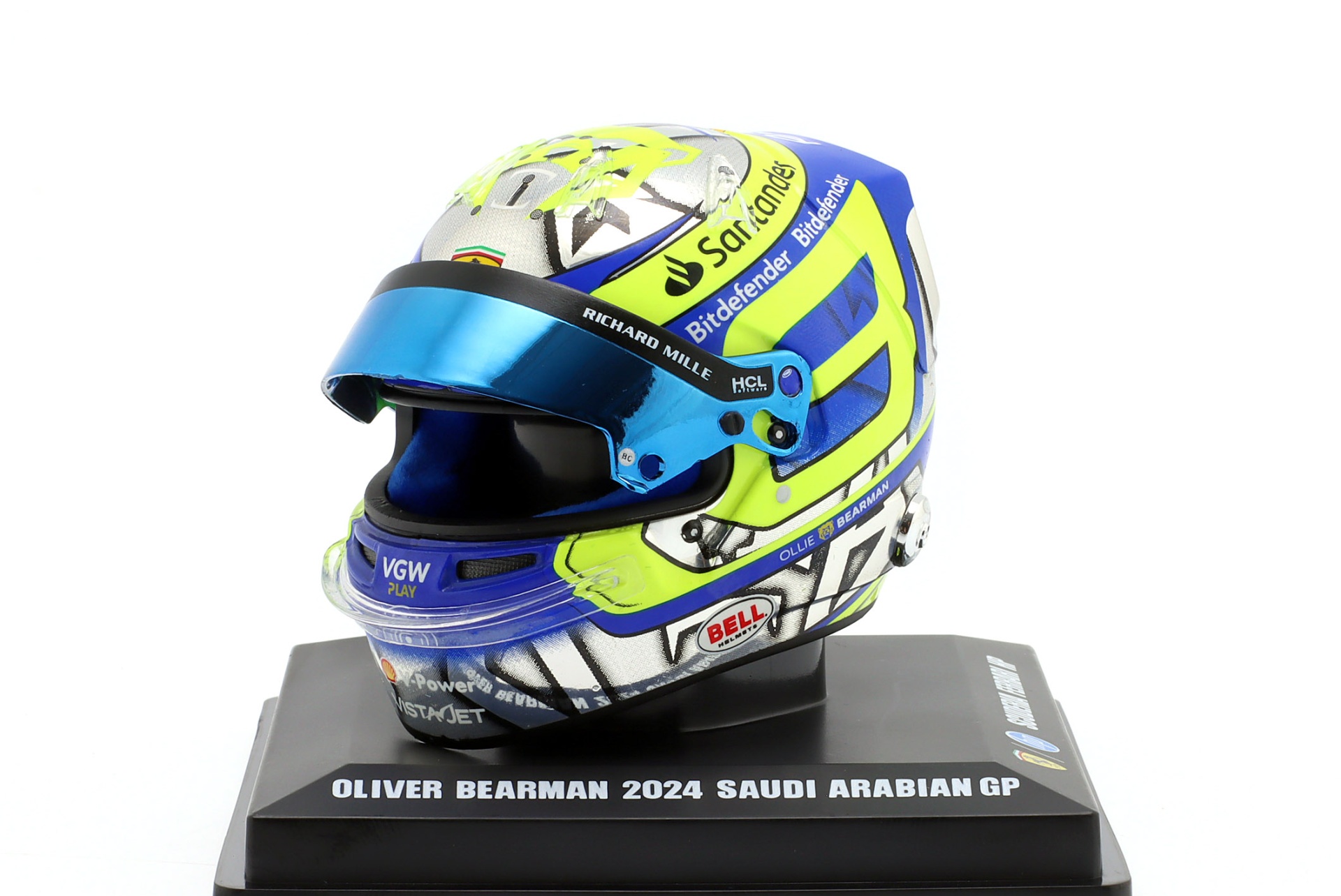 Oliver Bearman Scuderia Ferrari #38 Saudi-Arabien GP Formel 1 2024 Helm  
