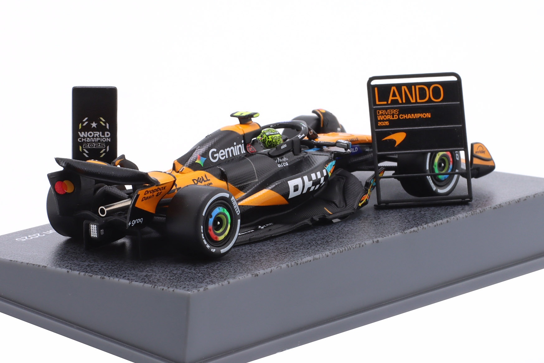 	Lando Norris McLaren MCL39 #4 3rd Abu Dhabi GP Formel 1 Weltmeister 2025  