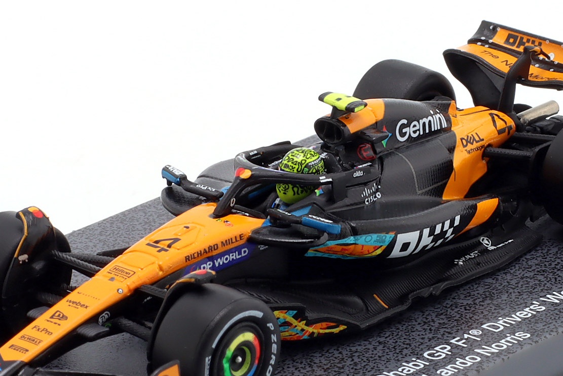 	Lando Norris McLaren MCL39 #4 3rd Abu Dhabi GP Formel 1 Weltmeister 2025  