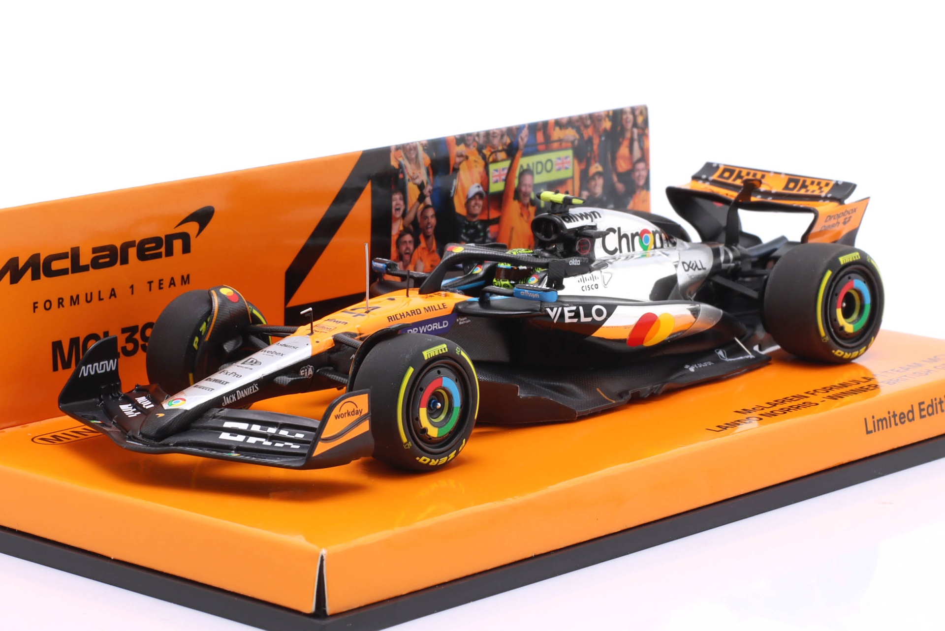 Lando Norris McLaren MCL39 #4 Sieger British GP Formel 1 Weltmeister 2025  