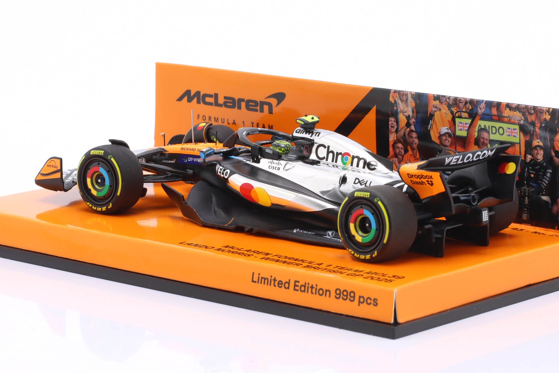 Lando Norris McLaren MCL39 #4 Sieger British GP Formel 1 Weltmeister 2025  