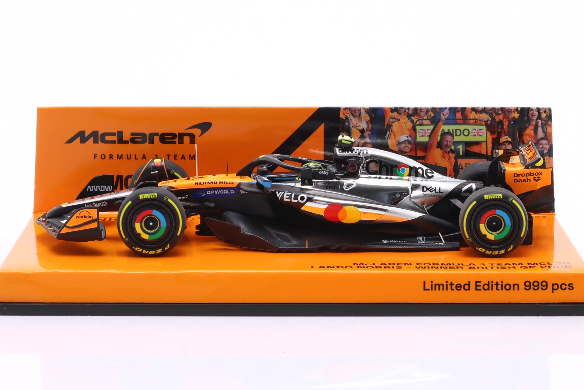 Lando Norris McLaren MCL39 #4 Sieger British GP Formel 1 Weltmeister 2025  