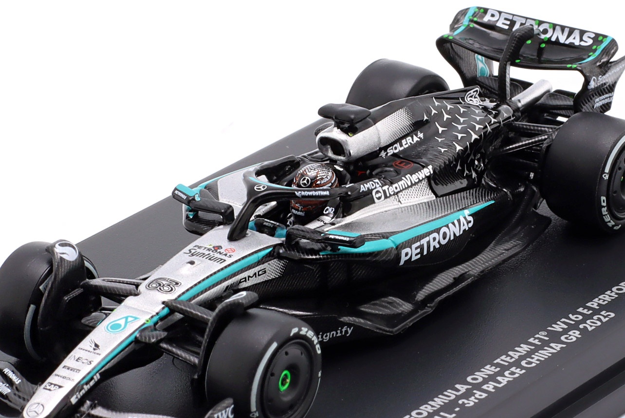 George Russell Mercedes-AMG F1 W16 #63 3rd China GP Formel 1 2025  