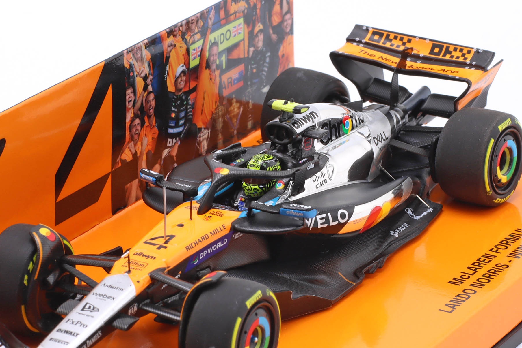 Lando Norris McLaren MCL39 #4 Sieger British GP Formel 1 Weltmeister 2025  
