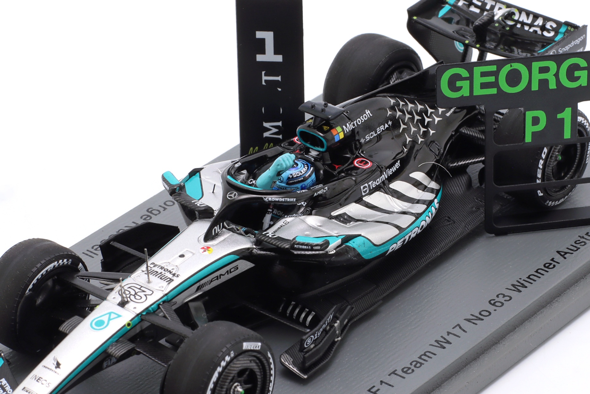 George Russell Mercedes-AMG F1 W17 #63 Sieger Australien GP Formel 1 2026  