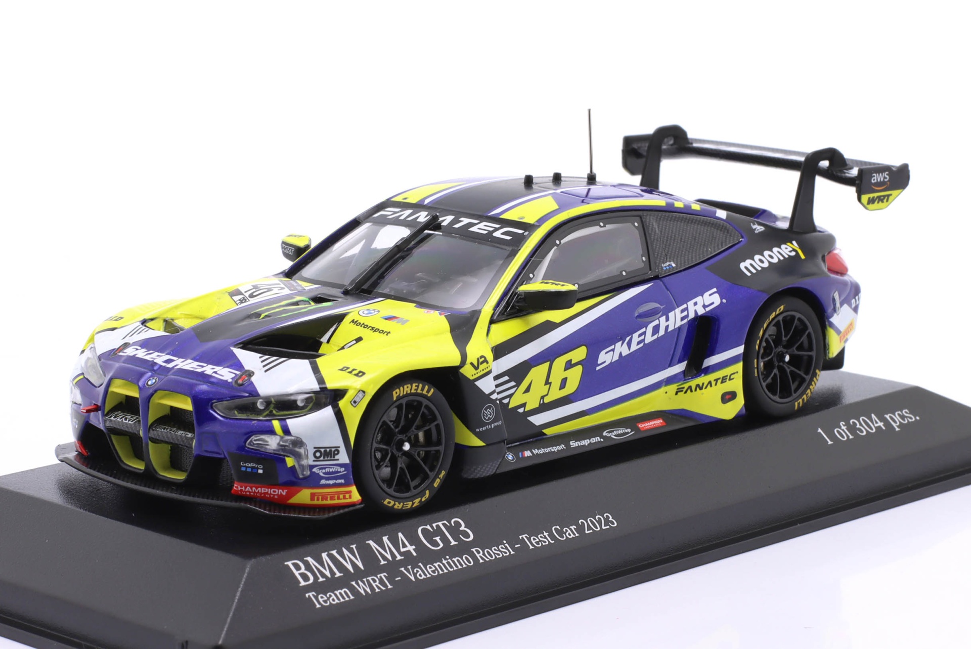 BMW M4 GT3 #46 Testcar 2023 Team WRT Valentino Rossi  