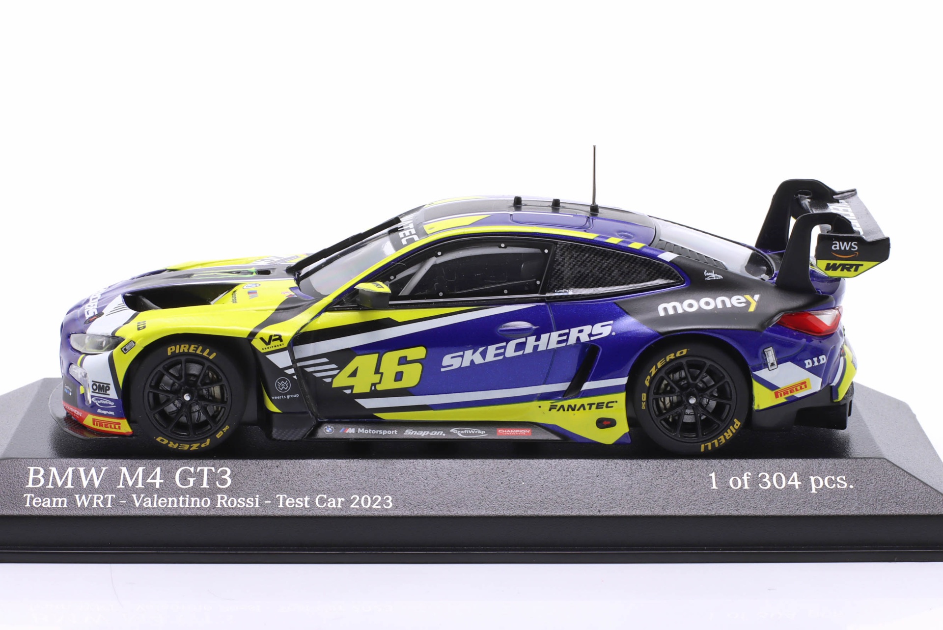 BMW M4 GT3 #46 Testcar 2023 Team WRT Valentino Rossi  