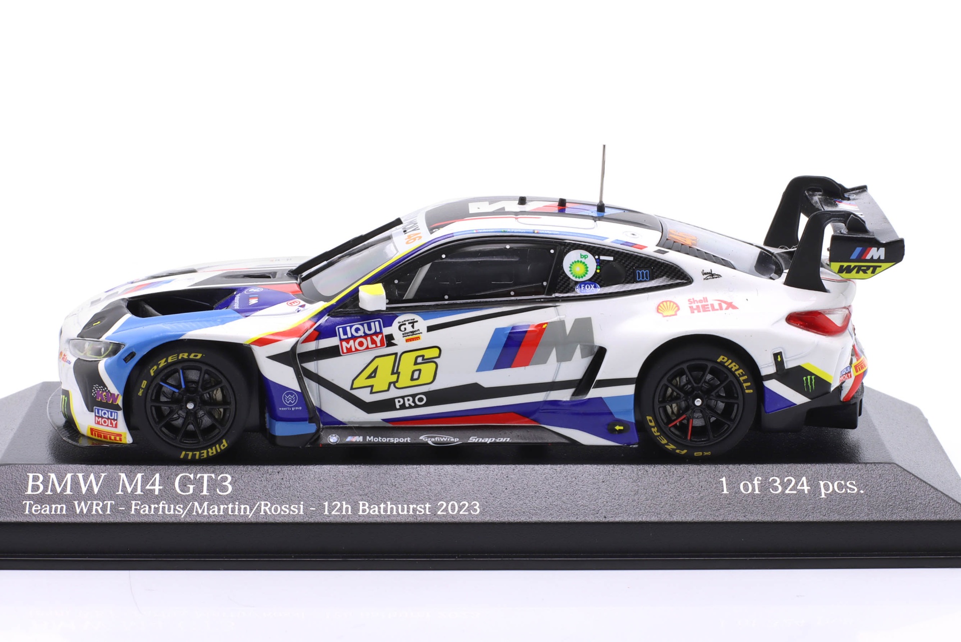 BMW M4 GT3 #46 6th 12h Bathurst 2023 Farfus, Martin, Rossi  