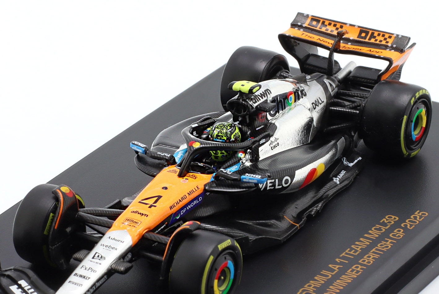 Lando Norris McLaren MCL39 #4 Sieger British GP Formel 1 Weltmeister 2025  