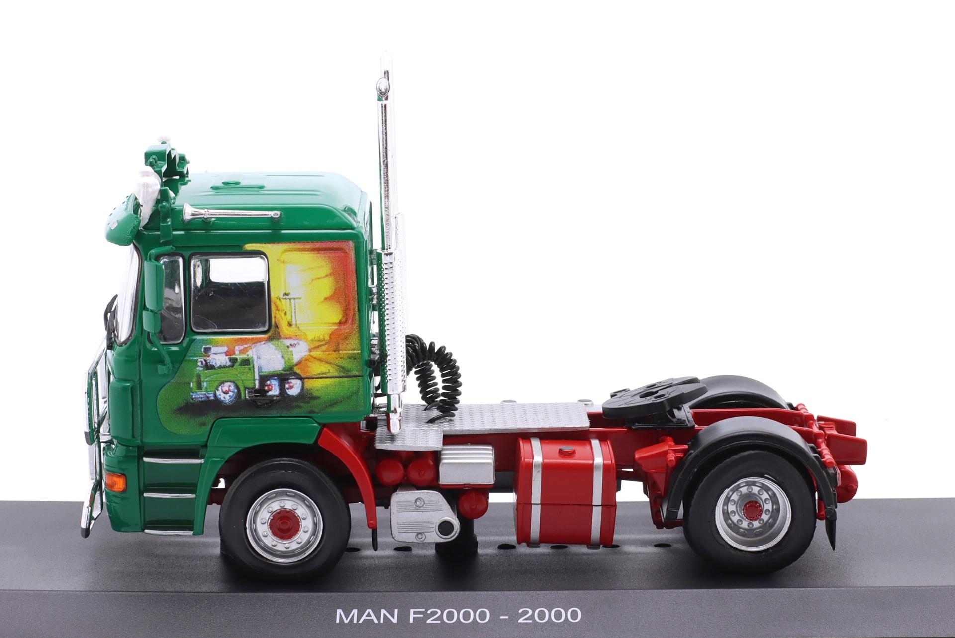 MAN F200 (low cab) Sattelzugmaschine Baujahr 2000 gr&uuml;n / Dekor  