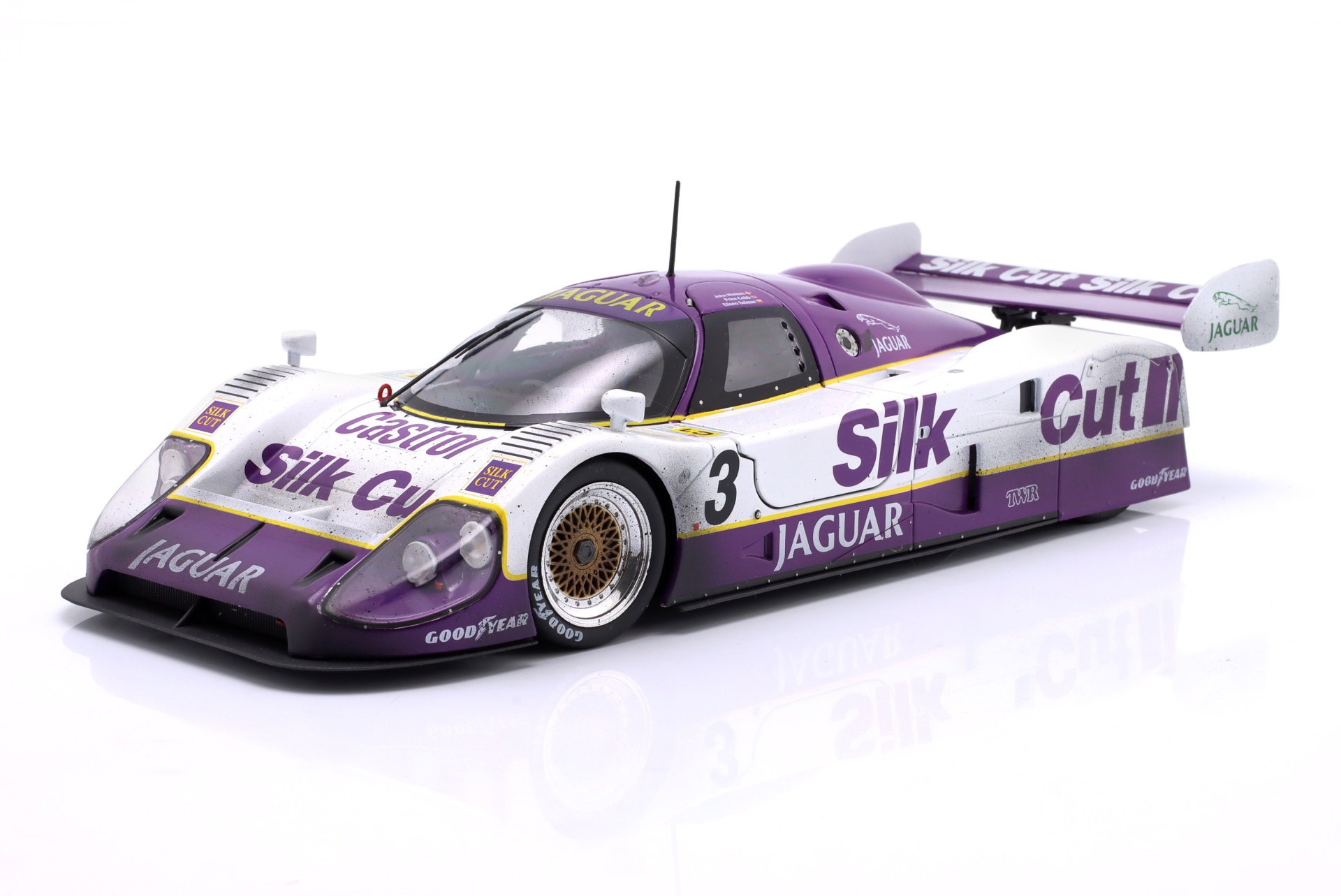 Jaguar XJR-12 #3 Sieger 24h LeMans 1990 Dirty & Lights Version  