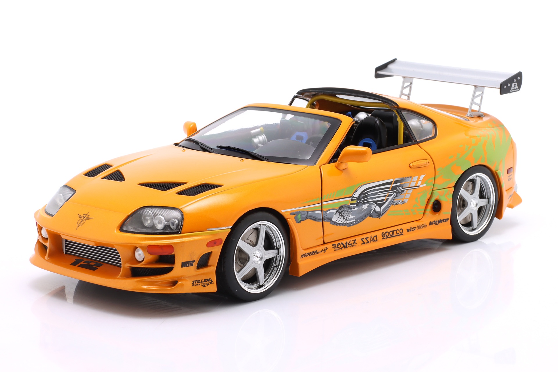 Brian's Toyota Supra MK4 Movie Fast & Furious (2001) orange  