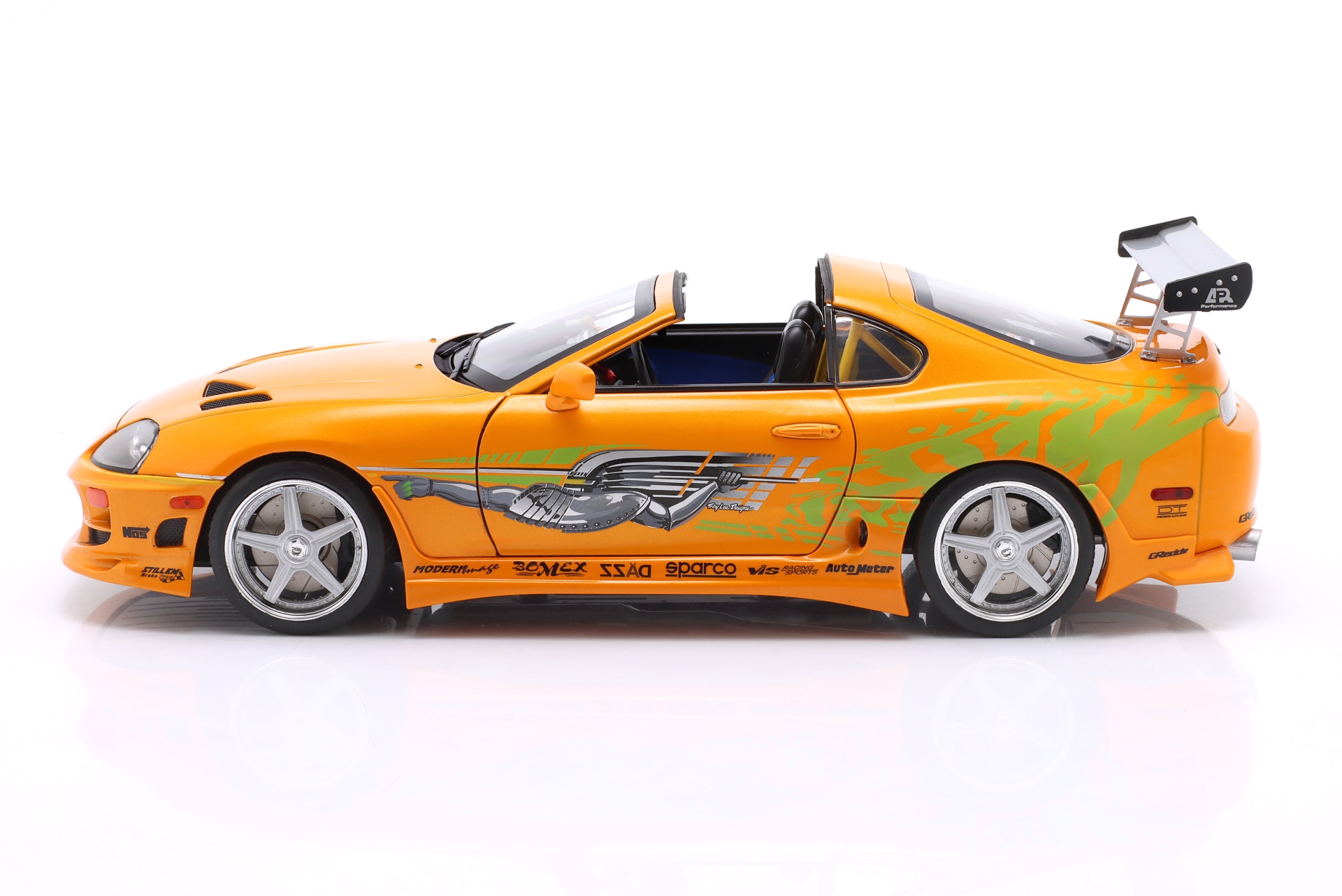 Brian's Toyota Supra MK4 Movie Fast & Furious (2001) orange  